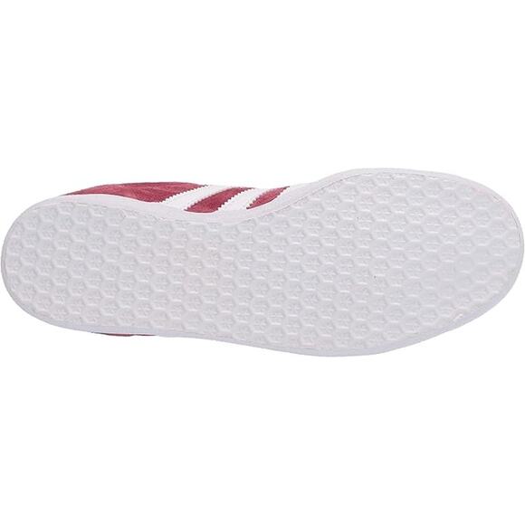 NWT adidas Originals Gazelle Men\'s Shoes Burgundy/White/Gold Size 7